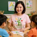 画像5: カラフルツリーと家のロゴ (5)