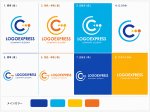 画像18: C字とドットが繋ぐネットワークの革新ロゴ (18)
