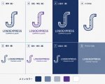 画像18: J字とパイプラインが融合したインフラ建築ロゴ (18)