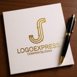 画像6: J字とパイプラインが融合したインフラ建築ロゴ (6)
