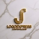 画像13: J字とパイプラインが融合したインフラ建築ロゴ (13)