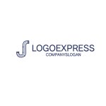 画像2: J字とパイプラインが融合したインフラ建築ロゴ (2)