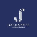画像4: J字とパイプラインが融合したインフラ建築ロゴ (4)