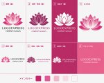 画像18: 蓮の花の優雅なグラデーションロゴ (18)