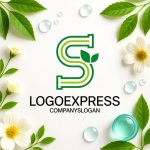 画像9: S字と葉が織りなすサステナブルな成長ロゴ (9)