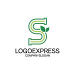 画像1: S字と葉が織りなすサステナブルな成長ロゴ (1)