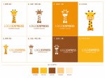 画像18: 蝶ネクタイでおめかししたキリンのキュートなロゴ (18)