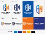 画像18: BNの幾何学的先進的連結ロゴ (18)