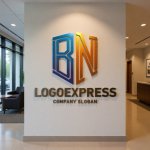 画像10: BNの幾何学的先進的連結ロゴ (10)