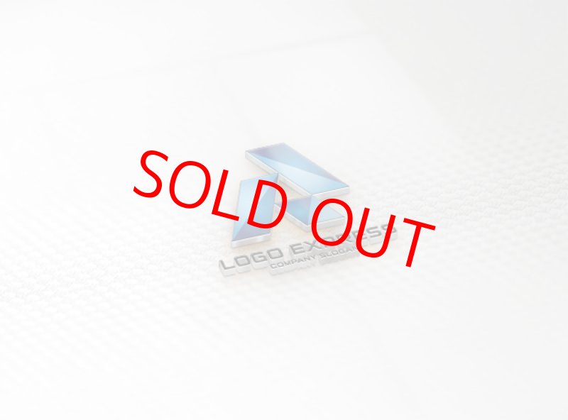 画像14: 立体的なRのロゴ　[ブルー　色変更可] (14)