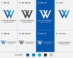 画像18: W字の立体的で先進的な連結ロゴ (18)