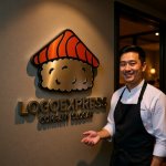 画像11: 寿司と家が融合したユニークなグルメロゴ (11)