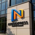 画像8: N字の幾何学的先進的グラデーションロゴ (8)