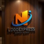画像5: N字と軌道が融合した躍動的成長ロゴ (5)