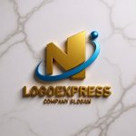 画像13: N字と軌道が融合した躍動的成長ロゴ (13)