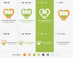 画像18: ハートと読書する猫のロゴ (18)