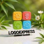 画像12: 四つの自然が織りなすハッピーライフロゴ (12)