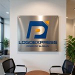 画像7: アルファベット「P」をモチーフにした先進的なロゴ (7)