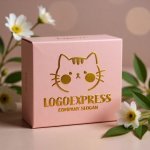 画像10: ほっぺがキュートな猫のイラストロゴ (10)