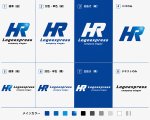 画像18: 先進的なアルファベット「HR」のロゴ (18)