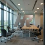 画像9: 先進的なアルファベット「HR」のロゴ (9)