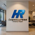 画像10: 先進的なアルファベット「HR」のロゴ (10)