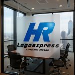 画像11: 先進的なアルファベット「HR」のロゴ (11)