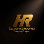 画像12: 先進的なアルファベット「HR」のロゴ (12)