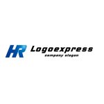 画像2: 先進的なアルファベット「HR」のロゴ (2)