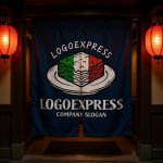 画像15: イタリアンカラーのラザニアが描かれた温かみのあるロゴ (15)