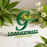 画像12: 植物の葉をあしらった「G」のナチュラルロゴ (12)