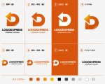 画像18: Dと矢印の進む方向を示すロゴ (18)