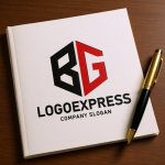 画像6: ヘキサゴンに収められた「BG」の力強いロゴ (6)