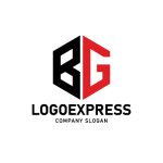 画像1: ヘキサゴンに収められた「BG」の力強いロゴ (1)