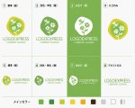 画像18: ミツバチと花が舞うナチュラルなロゴ (18)