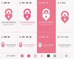 画像18: ハートの南京錠ロゴ (18)