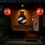画像16: 日本酒と手が織りなす伝統のロゴ (16)