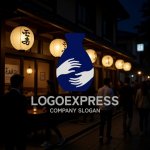 画像8: 日本酒と手が織りなす伝統のロゴ (8)