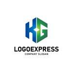 画像3: ヘキサゴンに収められた「KG」の先進的なロゴ (3)
