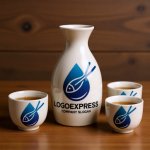 画像5: 鮮魚と滴をモチーフにした和食日本料理ロゴ (5)