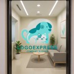 画像6: 犬と猫が仲良く寄り添うペットロゴ (6)