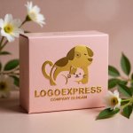 画像10: 犬と猫が仲良く寄り添うペットロゴ (10)