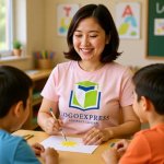 画像5: 本と学帽を組み合わせた教育機関向けロゴ (5)
