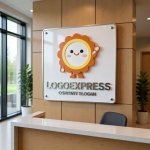 画像13: 太陽のような花がほほえむ、元気いっぱいのキャラクターロゴ (13)