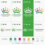 画像18: 人々の手と手で築く王冠のコミュニティロゴ (18)