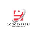 画像1: スタイリッシュな軌道を描く「Y」の先進的ロゴ (1)