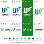 画像18: 建物と葉が調和したMの建築ロゴ (18)