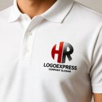 画像14: 円の中に収められた「HR」の洗練されたロゴ (14)