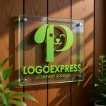 画像11: 「P」と犬が溶け合うナチュラルなロゴ (11)