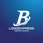 画像4: 先進的でスピード感のある「B」のロゴ (4)